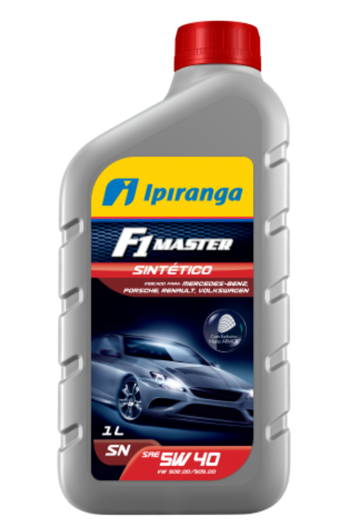 imagem de IPIRANGA F1 MASTER SINTETICO 5W40 SN 502 CX 24/1